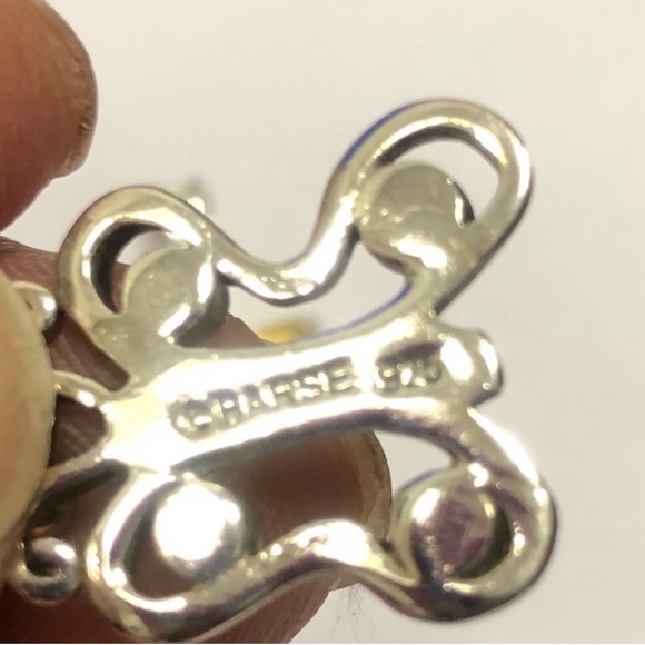 Sterling Silver Barse Butterfly earrings. - Picture 3 of 3